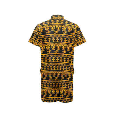 Eye of Horus Tribal Egypt Pattern Men's Romper