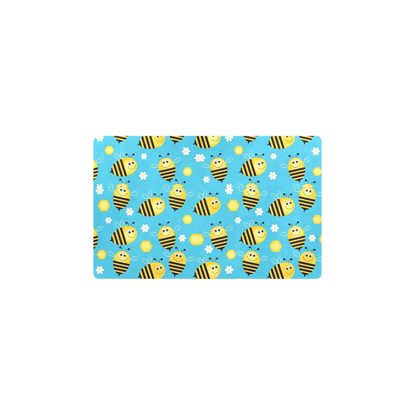Bee Pattern Print Design BEE06 Kitchen Mat