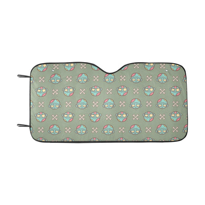 Zombie Print Design LKS301 Car front Windshield Sun Shade