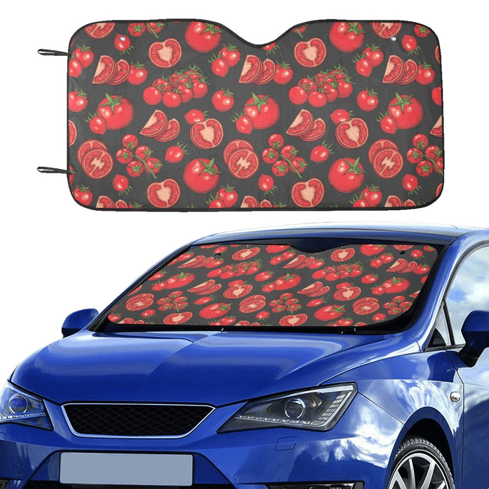 Tomato Print Design LKS303 Car front Windshield Sun Shade