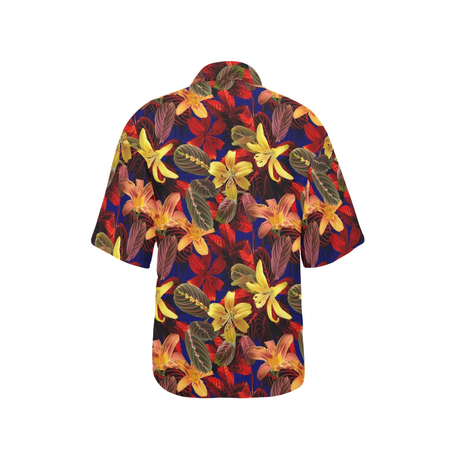 Lily Pattern Print Design LY014 Women's Hawaiian Shirt
