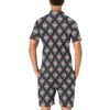 Navajo Geometric Style Print Pattern Men's Romper