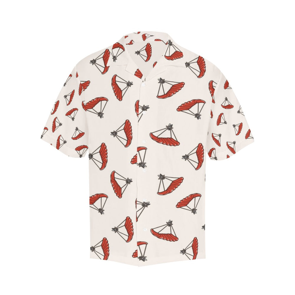 Skydiver Print Design LKS302 Men's Hawaiian Shirt