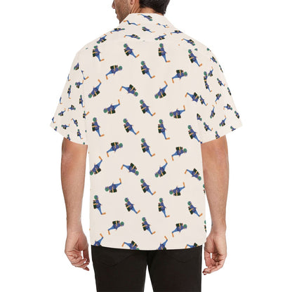 Scuba Driver Print Design LKS301 Men's Hawaiian Shirt