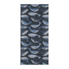 Whale Print Design LKS301 Beach Towel 32" x 71"