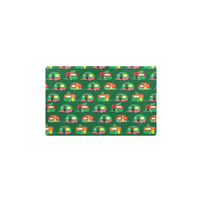 Camper Camping Christmas Themed Print Kitchen Mat