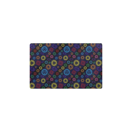 Chakra Colorful Print Pattern Kitchen Mat