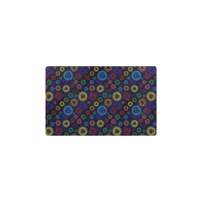 Chakra Colorful Print Pattern Kitchen Mat