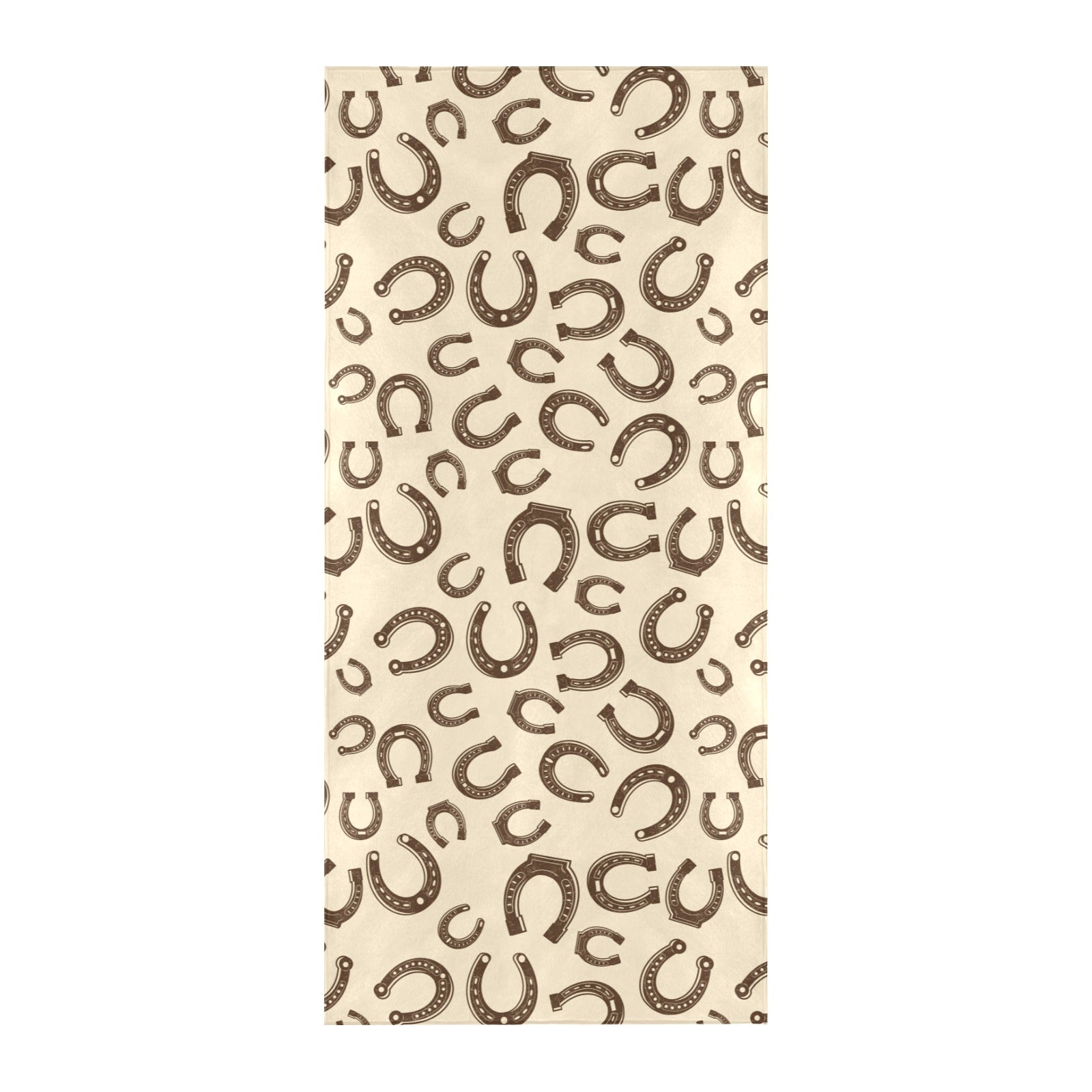 Horseshoe Print Design LKS302 Beach Towel 32" x 71"