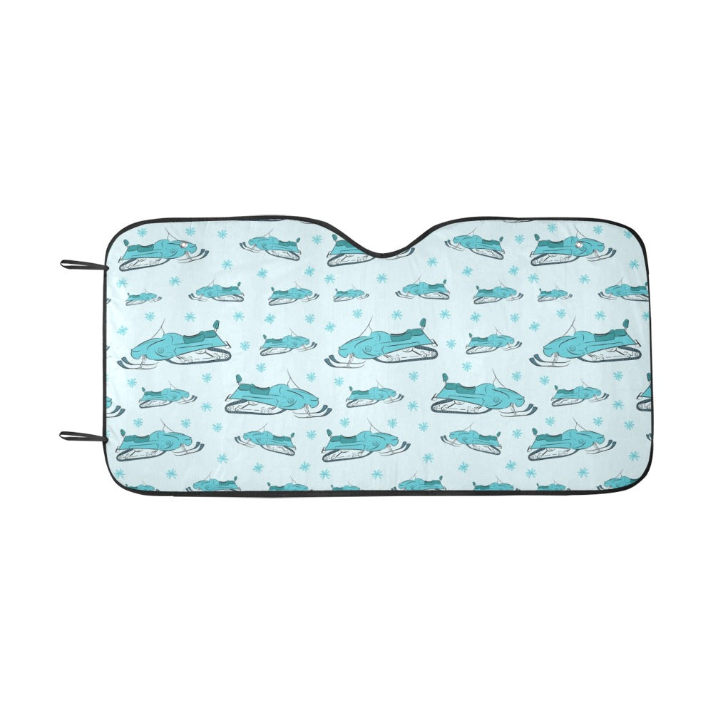 Snowmobile Print Design LKS301 Car front Windshield Sun Shade