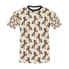 Horse Print Design LKS308 Men's All Over Print T-shirt