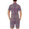 Boho Pattern Print Design 06 Men's Romper