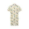 Cow Farm Design Print Men's Romper