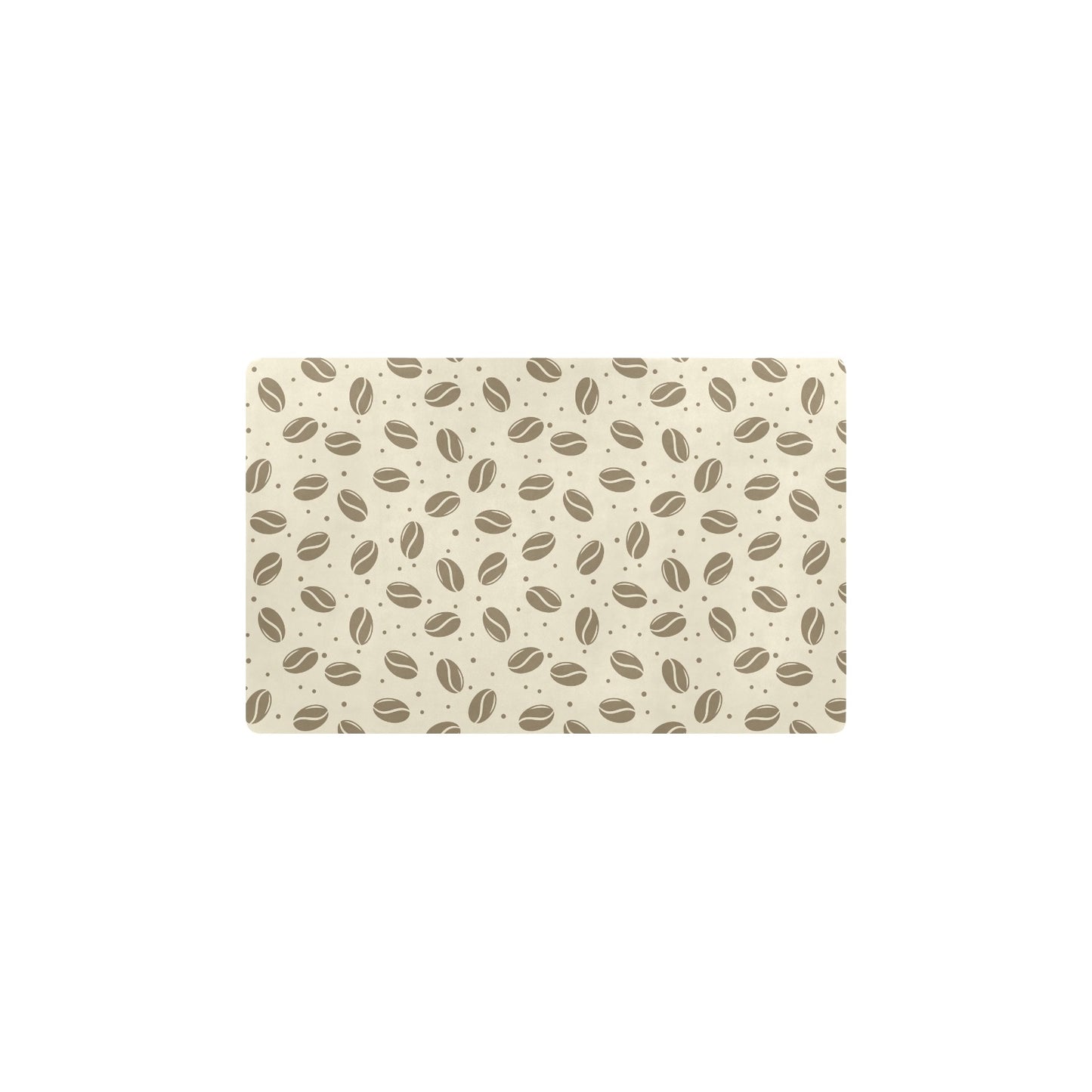Coffee Pattern Print Design 02 Kitchen Mat