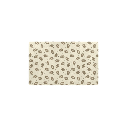 Coffee Pattern Print Design 02 Kitchen Mat