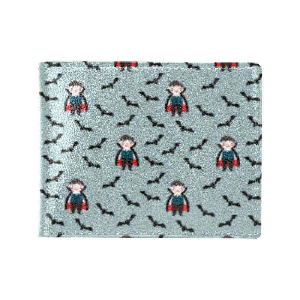 Vampire Print Design LKS304 Men's ID Card Wallet