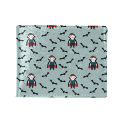 Vampire Print Design LKS304 Men's ID Card Wallet