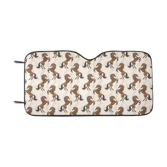 Horse Print Design LKS308 Car front Windshield Sun Shade
