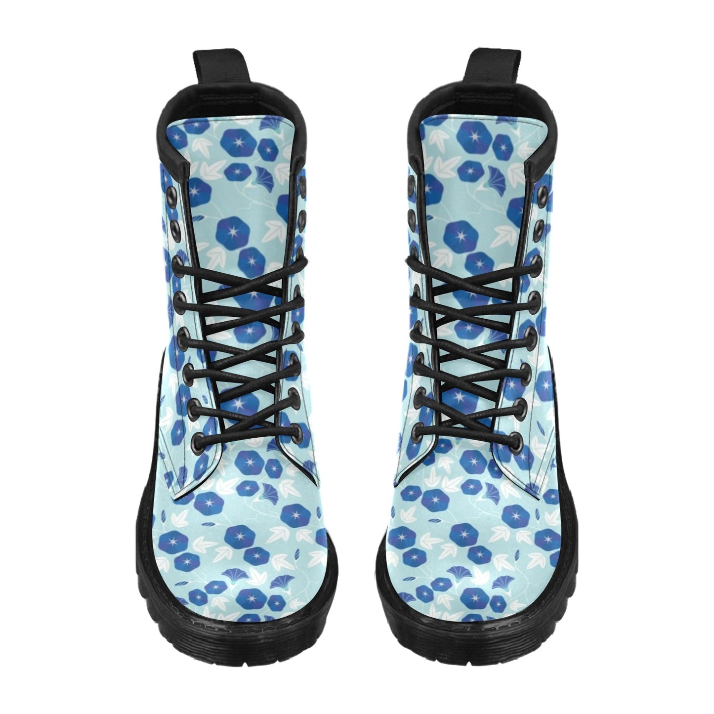 Morning Glory Pattern Print Design MG07 Women's Boots