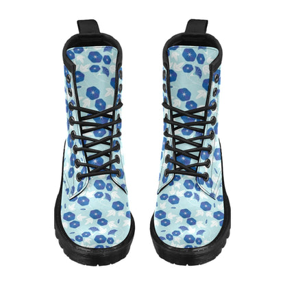 Morning Glory Pattern Print Design MG07 Women's Boots