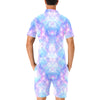 Galaxy Stardust Pastel Color Print Men's Romper