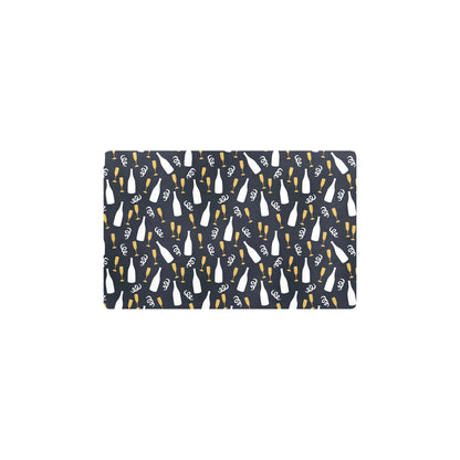 Champagne Pattern Print Design 01 Kitchen Mat