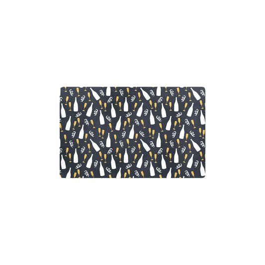 Champagne Pattern Print Design 01 Kitchen Mat