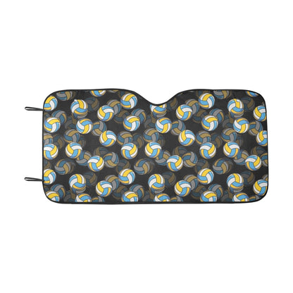 Volleyball Print Design LKS302 Car front Windshield Sun Shade