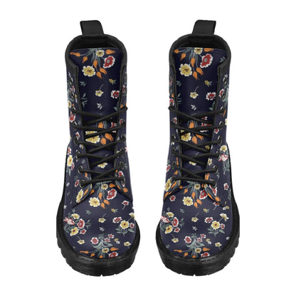 Summer Floral Pattern Print Design SF01 Women's Boots