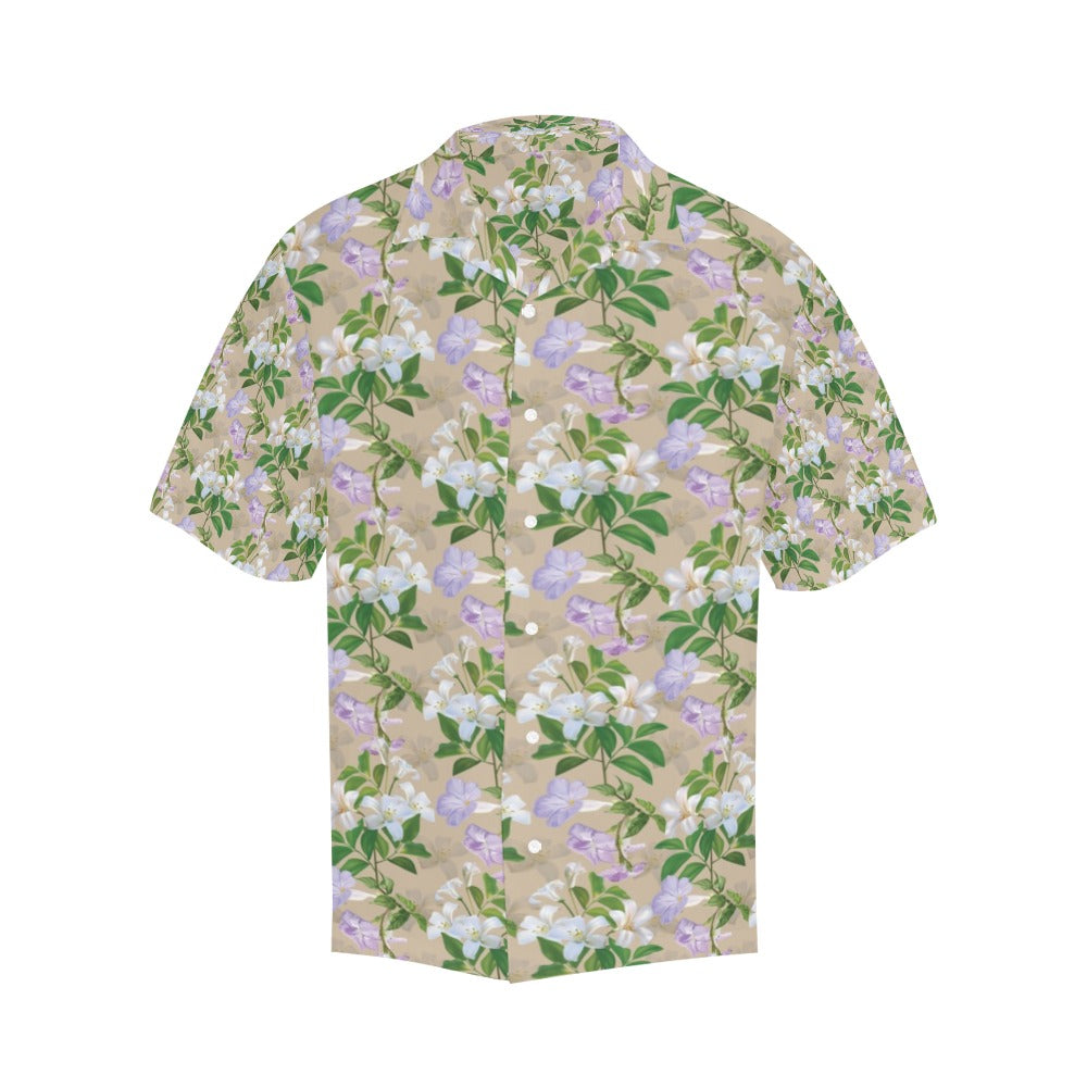 Sampaguita Print Design LKS302 Men's Hawaiian Shirt