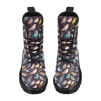 Bird Cute Print Pattern Women's Boots