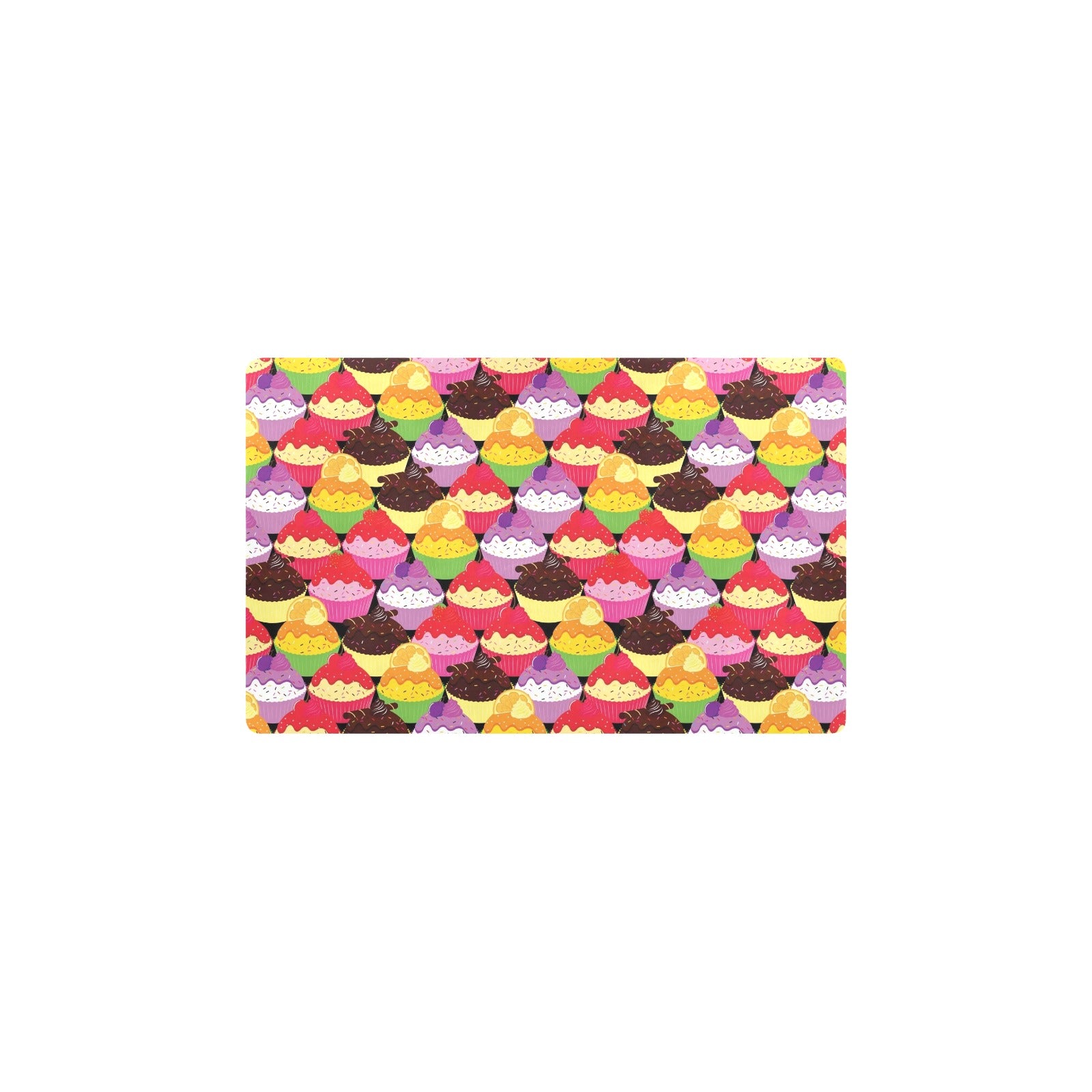 Cupcake Pattern Print Design CP02 Kitchen Mat