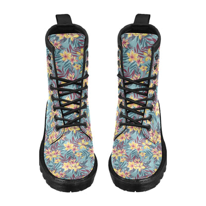 Summer Floral Print Design LKS304 Women's Boots