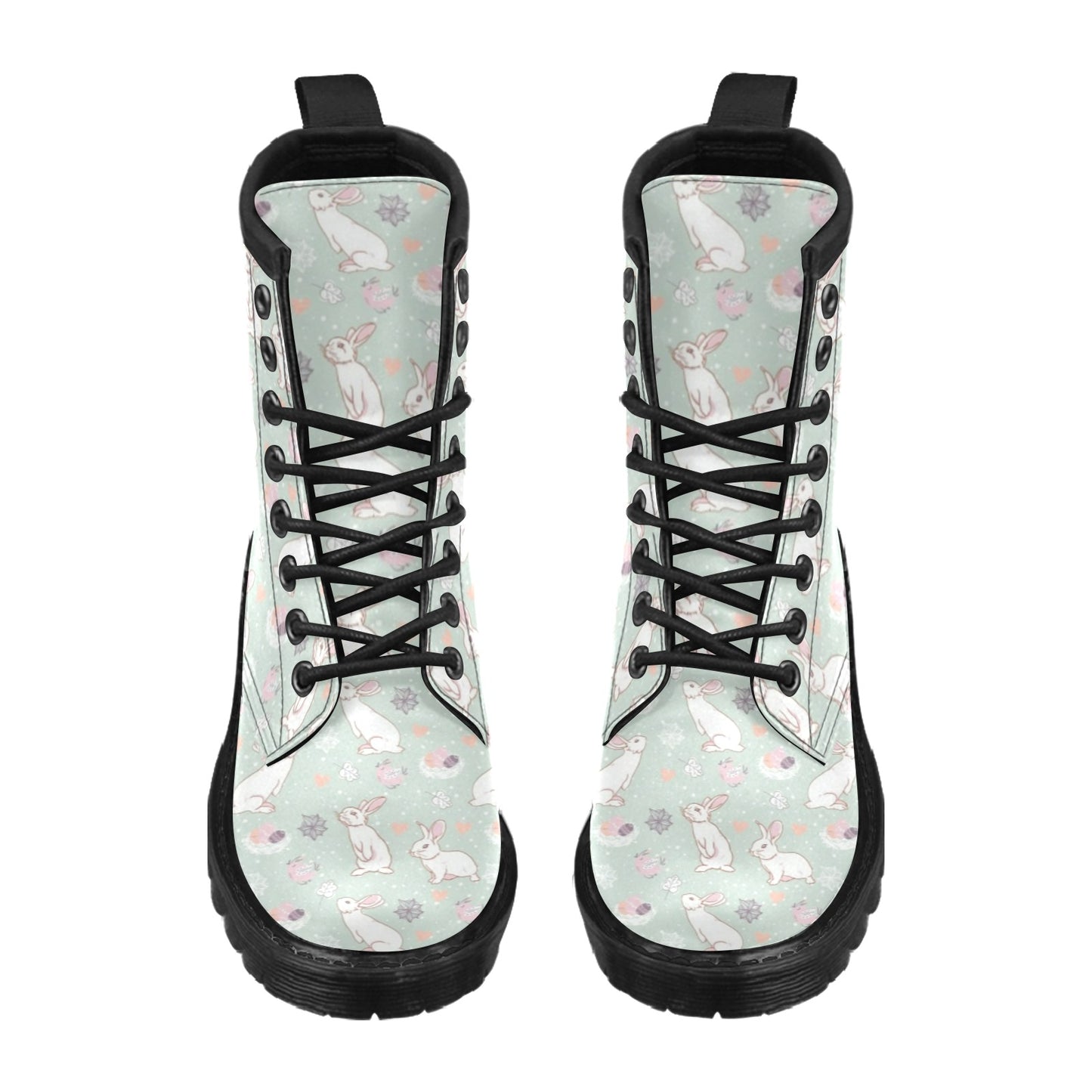 Rabbit Pattern Print Design RB011 Women's Boots