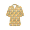 Hippie Van Print Design LKS304 Women's Hawaiian Shirt