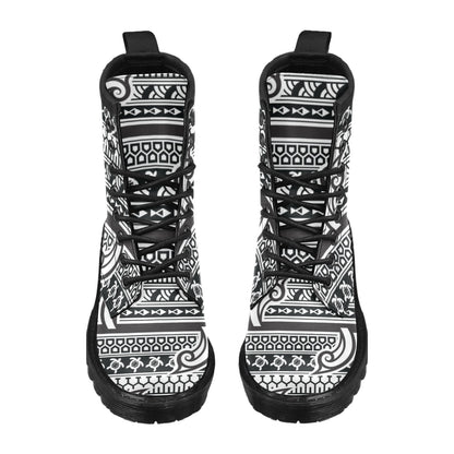 Samoan Style Print Design LKS305 Women's Boots