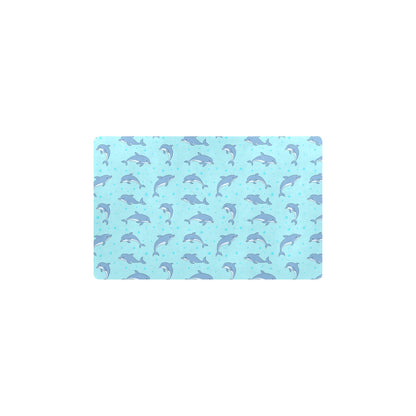 Dolphin Baby Cute Print Pattern Kitchen Mat