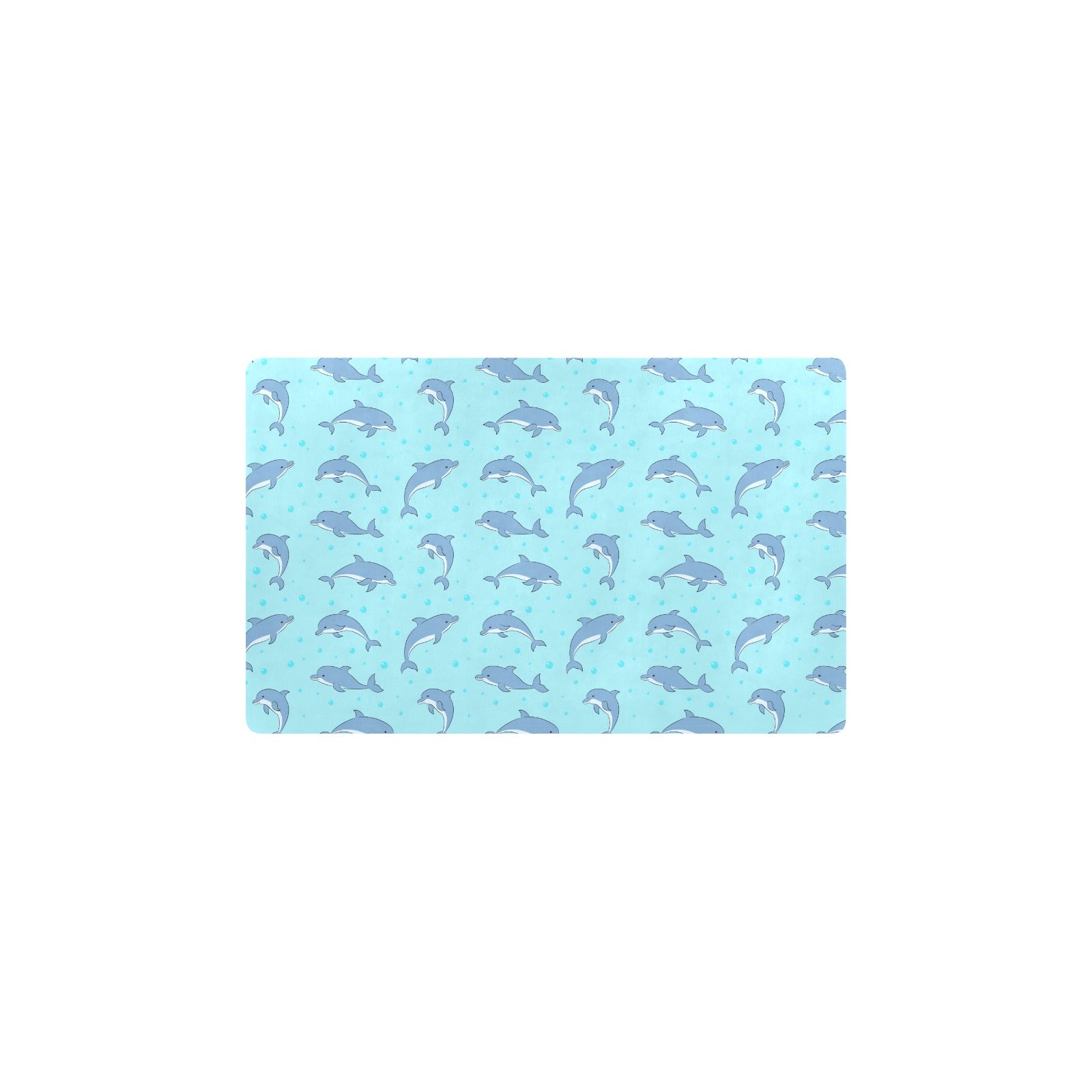 Dolphin Baby Cute Print Pattern Kitchen Mat