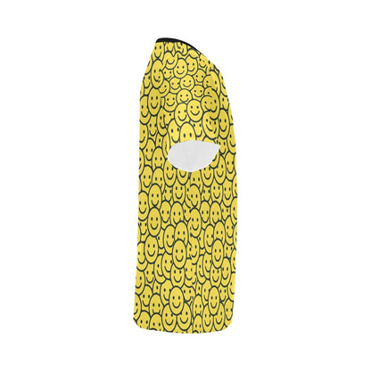 Smiley Face Emoji Print Design LKS302 Men's All Over Print T-shirt