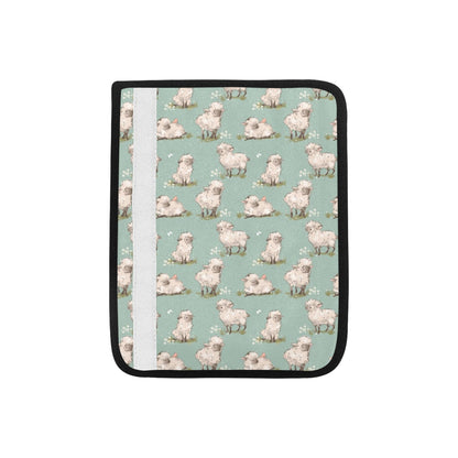 Sheep Print Design LKS405 Car Seat Belt Cover