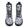 Hibiscus Pattern Print Design HB012 Women's Boots