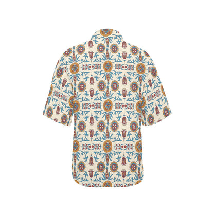 Suzani Print Design LKS301 Women's Hawaiian Shirt