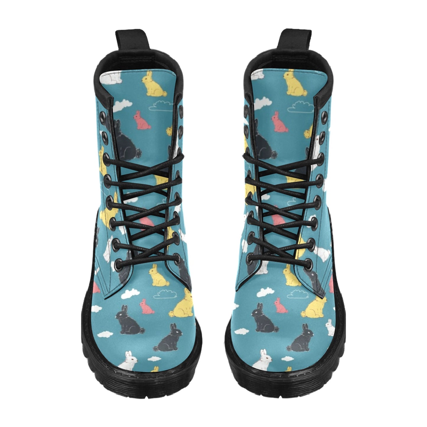 Rabbit Pattern Print Design RB014 Women's Boots