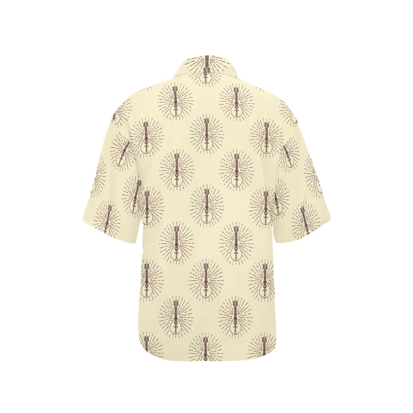 Mandolin Pattern Print Design 02 Women's Hawaiian Shirt