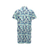 Fern Leave Summer Print Pattern Men's Romper