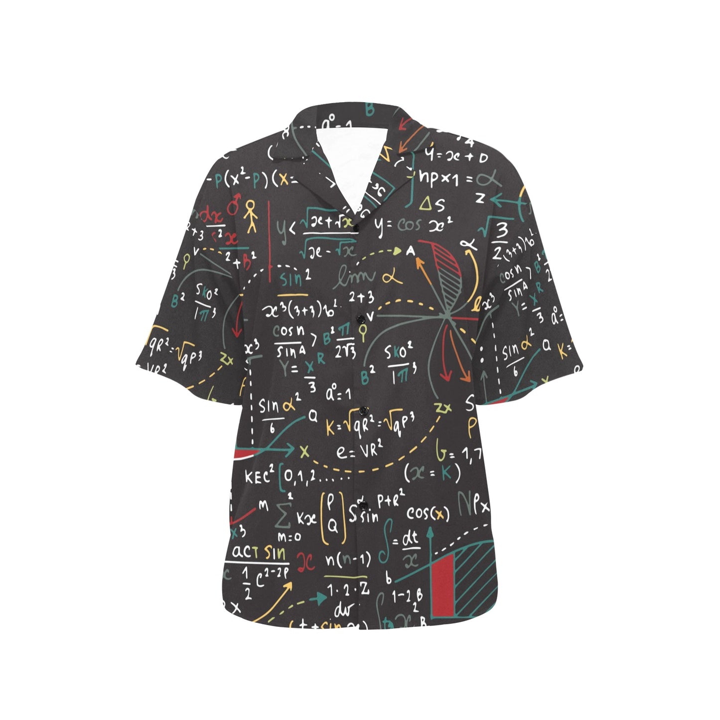 Math Pattern Print Design 04 Women's Hawaiian Shirt