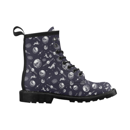 Space Astronaut Print Design LKS302 Women's Boots