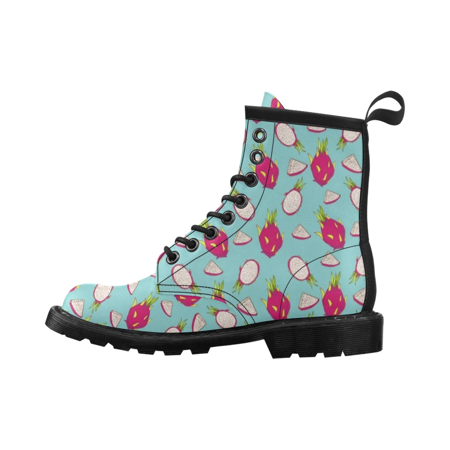 Dragonfruit Pattern Print Design DF01 Women's Boots