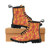 Elm Leave Autum Print Pattern Women's Boots