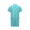 Shark Cute Print Design LKS302 Men's Romper